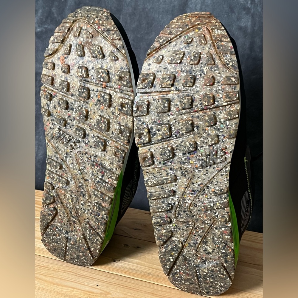 Nike Air Max 90 M2Z2 Recycled Wool Pack - Size 12 - Black Electric Green - Picture 13 of 16